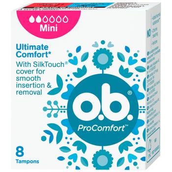 O.B.® ProComfort Mini Tampons 8pcs