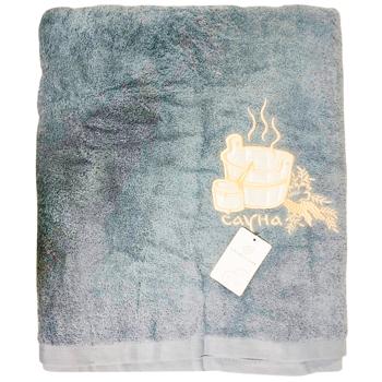 Colorful Home Sauna Cotton Towel 100*160cm - buy, prices for Vostorg - photo 1