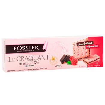 Fossier Pink Cookies with Raspberries and Chocolate 170g - buy, prices for - photo 3