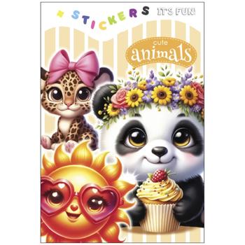 Colouring Book with Stickers on Clip in assortment - buy, prices for - photo 6