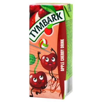 Напій соковмісний Tymbark яблуко-вишня 200мл