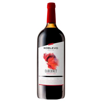 Вино Koblevo Cabernet красное сухое 9-14% 1,5л - купить, цены на ЕКО Маркет - фото 1