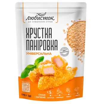 Паніровка Любисток Універсальна хрустка 170г - купити, ціни на Grono - фото 1