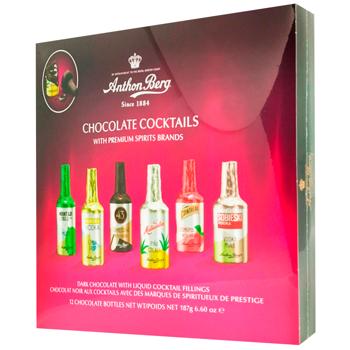 Anthon Berg Dark Chocolate with Cocktail Cream Candies 187g - buy, prices for - photo 2