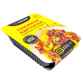 Картопля М'ясторія смажена з грибами та шкварками 350г - купити, ціни на КОСМОС - фото 2