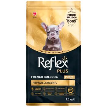 Корм сухой Reflex Plus French Bulldog Puppy с курицей для щенков породы английский бульдог 1,5кг - купить, цены на MasterZoo - фото 3
