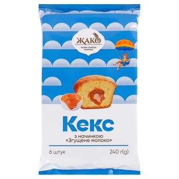 Jaco Cupcake with Condensed Milk Filling 240g - buy, prices for MegaMarket - photo 1