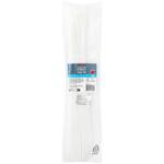 Auchan White Cable Ties 4.8x400mm 25pcs