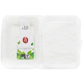 Actuel Paper Disposable Container 10pcs - buy, prices for Auchan - photo 2