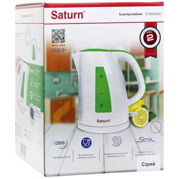 Saturn Gray Electric Kettle ST-EK8436U - buy, prices for - photo 3