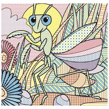 Insects Watercolor Сoloring Pages - buy, prices for - photo 2