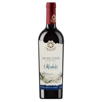 Mzetavi Mukuzani Red Dry Wine 12.5% 0.75l