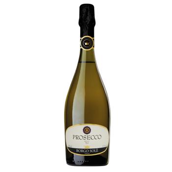 Вино ігристе Borgo Sole Prosecco біле сухе 11% 0,75л - купити, ціни на ULTRAMARKET - фото 1