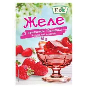 Желе Эко Клубника 81г