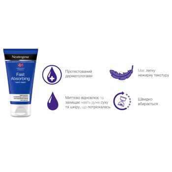 Neutrogena Quick Absorption Hand Cream 75ml - buy, prices for Za Raz - photo 7