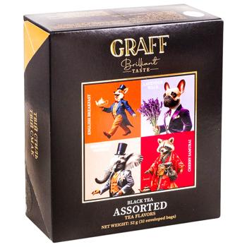 Graff Assorted Tea Flavors Tea Set 52g 32pcs - buy, prices for Epicentr FOOD - photo 3