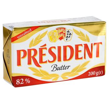 President Unsalted Sour Cream Butter 82% 200g - buy, prices for WINETIME - photo 2