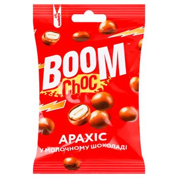 Драже Boom Choc Арахис в молочном шоколаде 100г - купить, цены на Идеал - фото 1