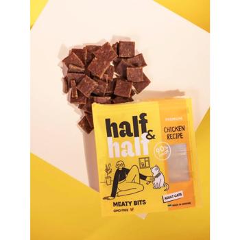 Half&Half Meaty Bits with Chicken Cat Snack 50g - buy, prices for Auchan - photo 2