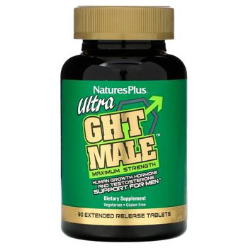 Формула для тестостерона ультра, Ultra GHT Male, Nature's Plus, 90 таблеток - купити, ціни на Біотус - фото 1