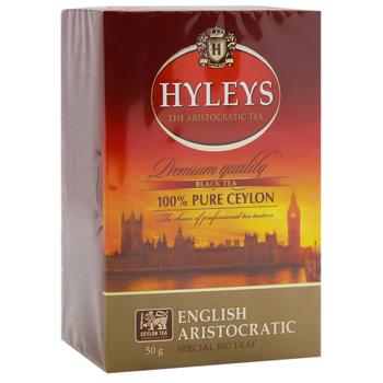 Чай чорний Hyleys Англійский Аристократичний 50г - купити, ціни на ULTRAMARKET - фото 2