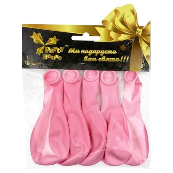 Party House Pastel Pink Air Balloons 5pcs