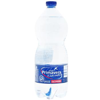 Вода минеральная Primavera газированная 1л - купить, цены на МегаМаркет - фото 1