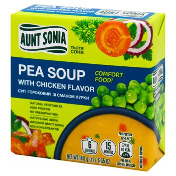Aunt Sonya Pea Soup with Chicken 180g - buy, prices for ULTRAMARKET - photo 2