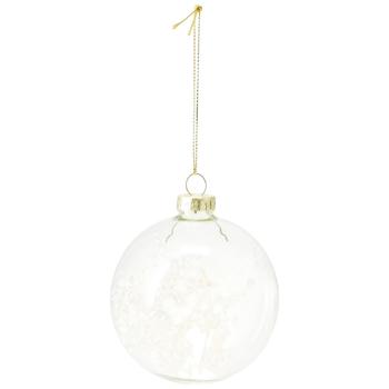 Шар елочный Koopman 8см в ассортименте - купить, цены на NOVUS - фото 2