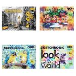 ZiBi Art Line Glued White Block Sketchbook 100g/m2 A4 24 Sheets