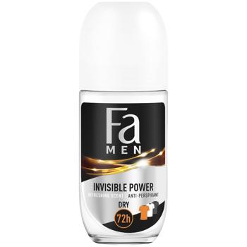 Антиперспірант кульковий Fa Men Invisible Power з освіжаючим ароматом 50мл