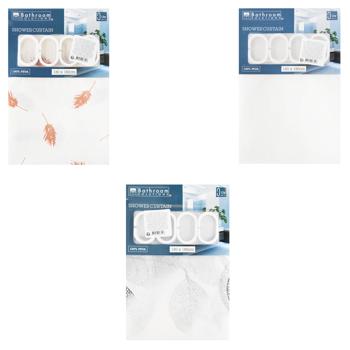 Штора для ванной Koopman 180х180см - купить, цены на NOVUS - фото 1