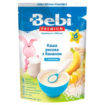 Bebi Premium Rice Milk Porridge with Bananas for Children from 6 months 250g - buy, prices for Ideal - photo 1