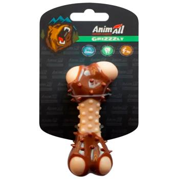 AnimAll GrizZzly Bone with Meat Flavor Dog Toy 13.5cm