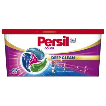 Persil Discs Color Deep Clean 4in1 Washing Capsules 28pcs - buy, prices for COSMOS - photo 1