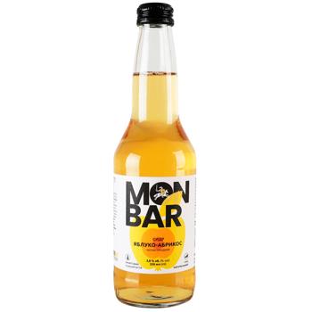 Сидр Monbar Яблоко-Абрикос полусладкий 3,8% 0,33л - купить, цены на ULTRAMARKET - фото 1