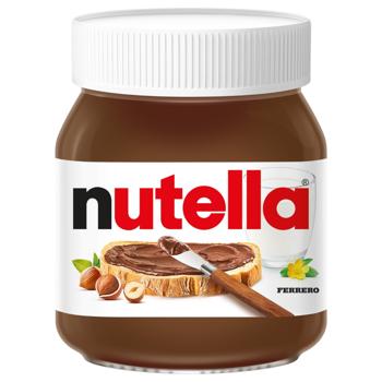 Паста горіхова з какао NUTELLA® 350г - купити, ціни на КОСМОС - фото 1