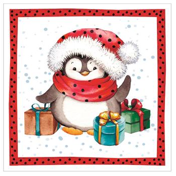 Silken Penguin and Owl 2-Ply Table Napkins 33x33cm 12pcs - buy, prices for ULTRAMARKET - photo 3