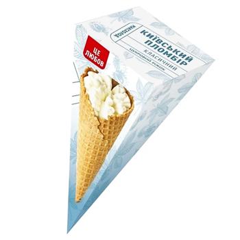 Kyiv Plombir Sugar Cone Ice Cream 110g