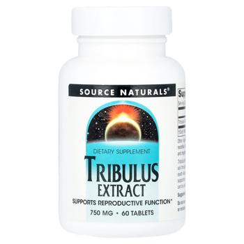 Трибулус екстракт, Tribulus, Source Naturals, 750 мг, 60 табл.