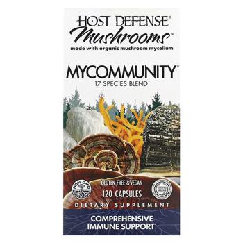 Комплекс грибов Host Defense MyCommunity 17 видов 120 капсул - купить, цены на Biotus - фото 2