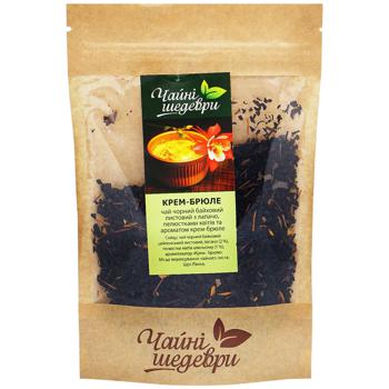 Chayni shedevry Tea black Cream brulee - buy, prices for Auchan - photo 1