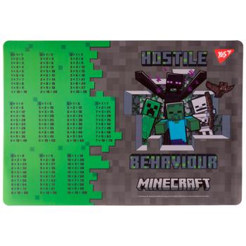 Yes Minecraft. Heroes. Multiplication Table Table Mat 29x42cm