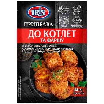 Приправа IRIS до котлет / 25г - купить, цены на Торба - фото 1