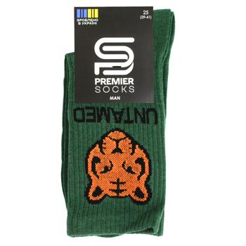 Шкарпетки чоловічі Premier Socks Untamed р.25 зелений