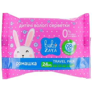 Волога серветка Baby Zaya Ромашка 24шт - buy, prices for Torba - photo 1