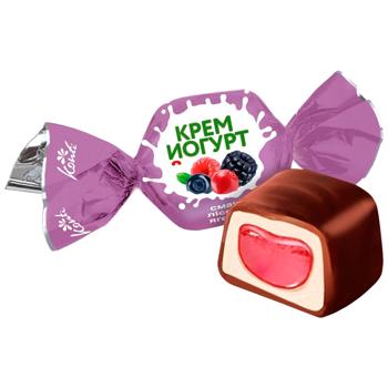 Конфеты Konti Крем йогурт со вкусом лесных ягод - купить, цены на Торба - фото 1