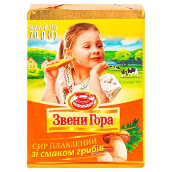 Zveni Hora Processed Cheese with Mushrooms 70g - buy, prices for MegaMarket - photo 1