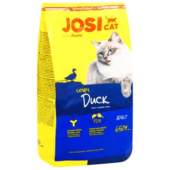 Корм сухой Josera JosiCat Crispy Duck с уткой для взрослых кошек 650г - купить, цены на MasterZoo - фото 2