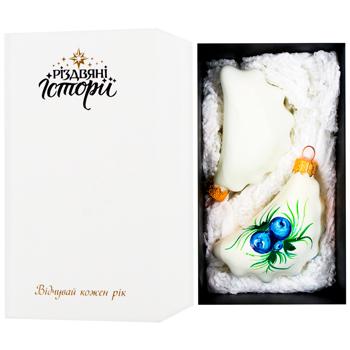 Украшение ёлочное Різдвяні Історії Набор на 2 вареника Черника